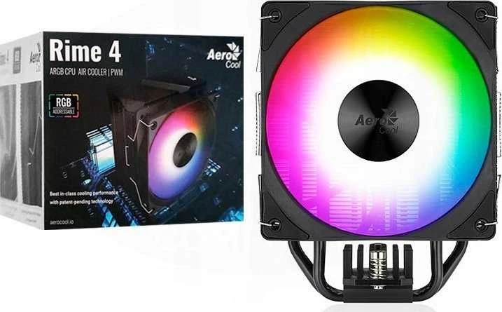 Procesoriaus Aušintuvas - Aerocool Rime 4 12 cm Juodas