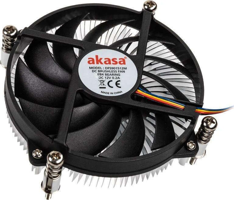 „Akasa AK–CC6308EP01“ žemo profilio procesoriaus aušintuvas – 92 mm