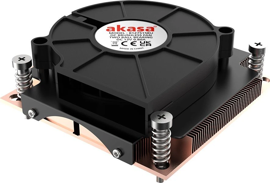 Akasa AK-CC7401BT01 1U žemo profilio aušintuvas CPU – LGA 1700