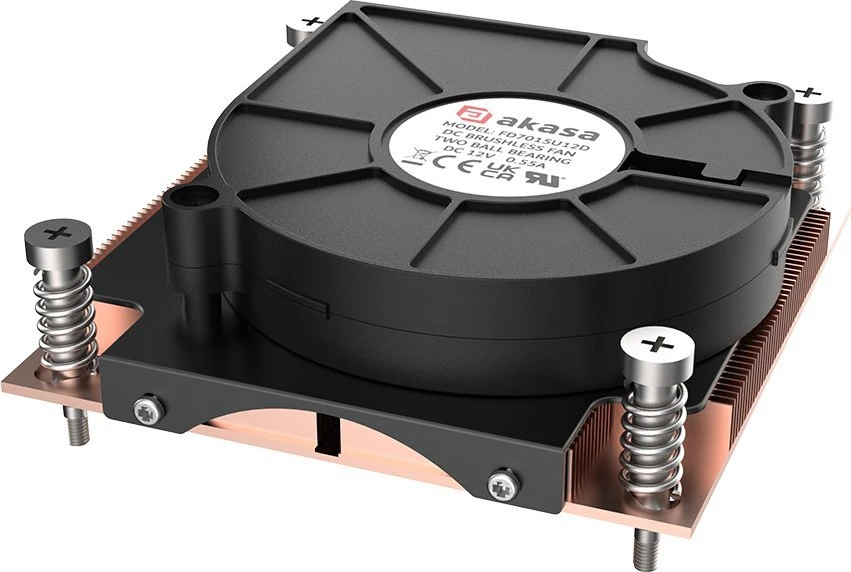 CPU aušintuvas Akasa 1U Intel LGA 1700 (AK-CC7406BP01)