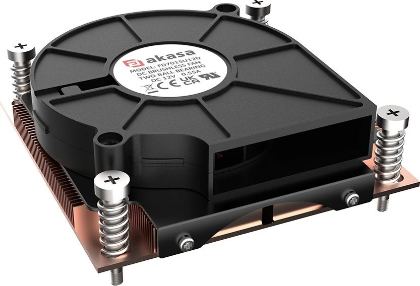CPU aušintuvas Akasa 1U Intel LGA 1700 (AK-CC7406BP01)