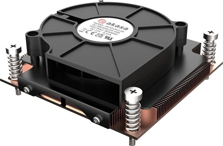 CPU aušintuvas Akasa 1U Intel LGA 1700 (AK-CC7406BP01)