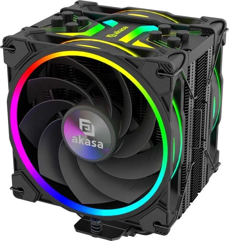 Akasa H4 Plus CPU aušintuvas + AR12 Reverse Blade ventiliatorius