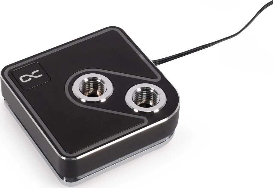 Alphacool Core 1 Aurora CPU cooler, ARGB – Juodas