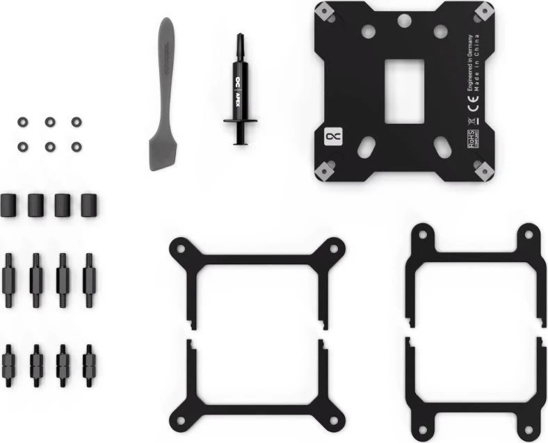 „Alphacool Core 1 Aurora“ procesoriaus aušintuvas – A-RGB, anglies pluošto