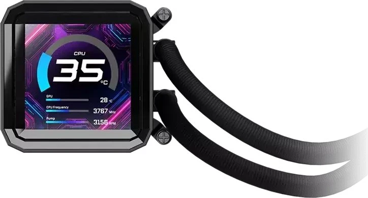 ASRock Phantom Gaming 360 LCD aušinimas