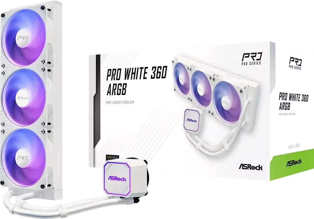 ASRock Pro 360 aušinimas su pakuote