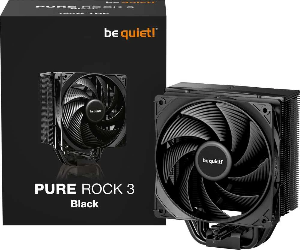 be quiet! Pure Rock 3 120, juoda