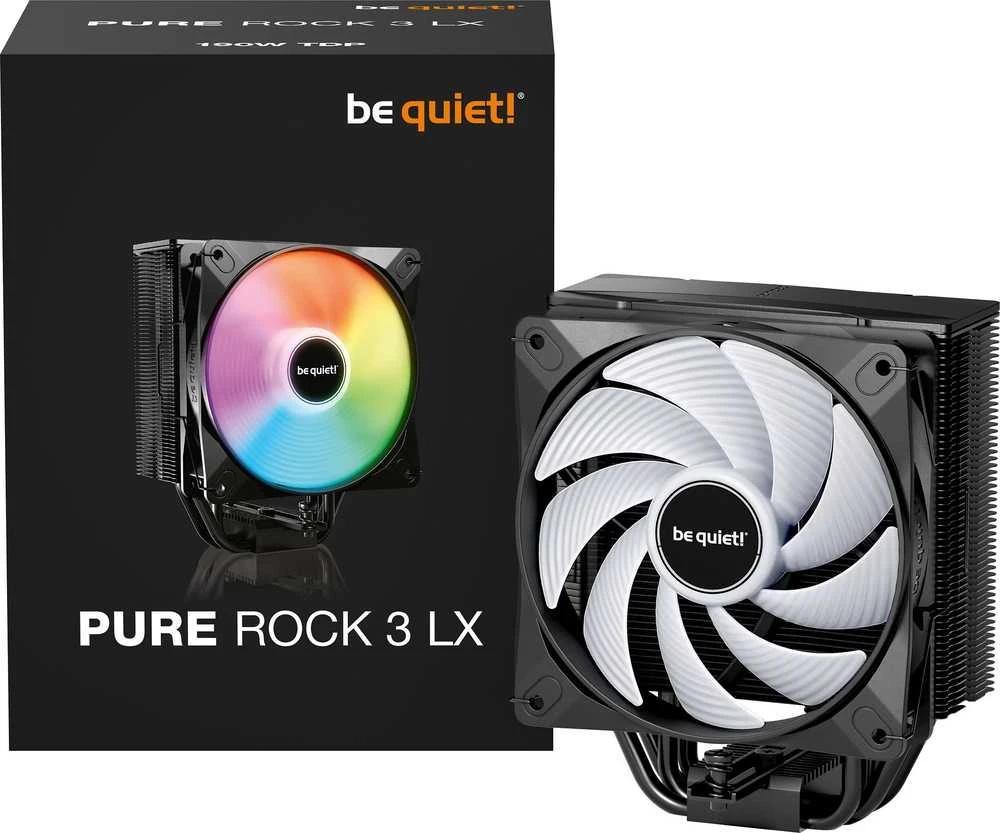 be quiet! Pure Rock 3 LX, juoda