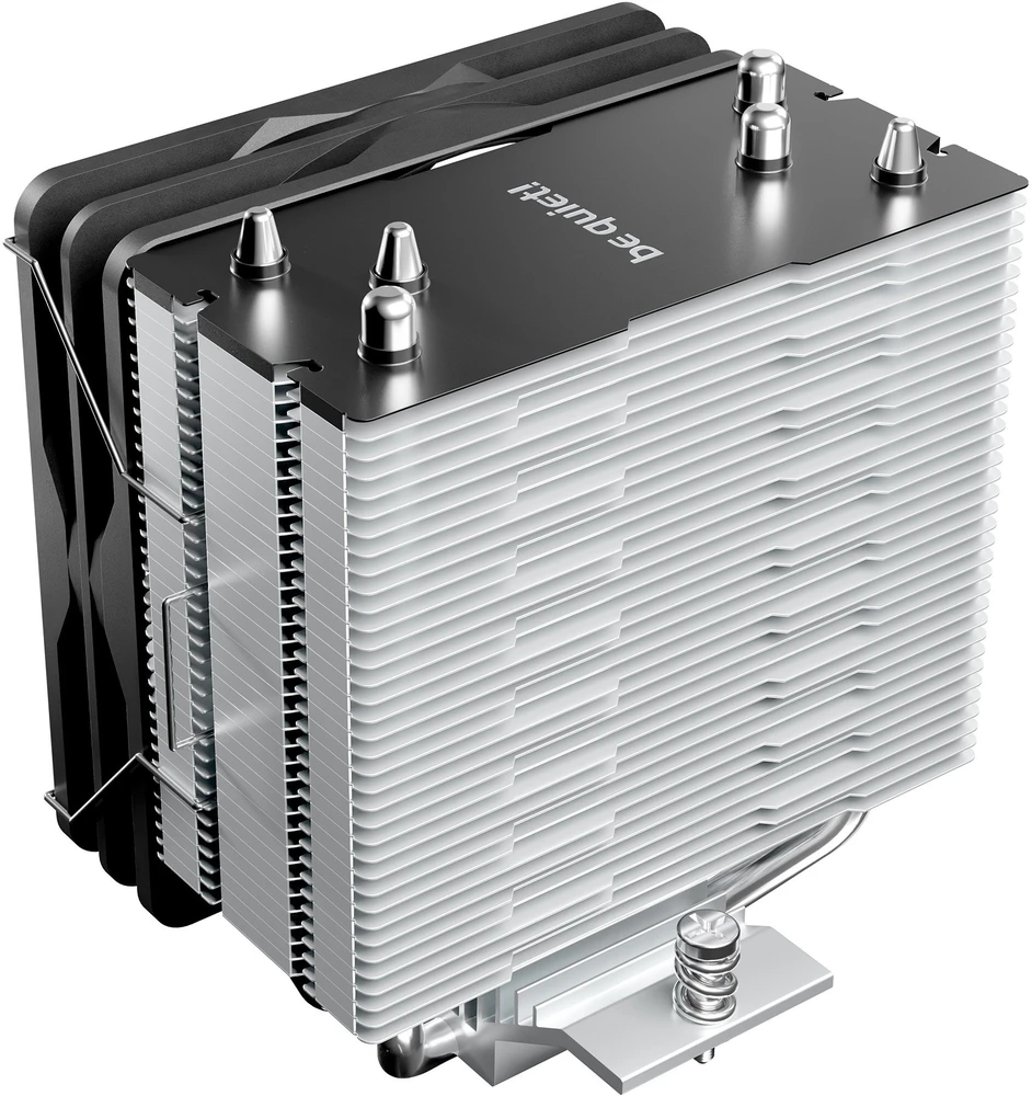 „Be Quiet! Pure Rock Slim 3“ procesoriaus aušintuvas, 130 W TDP, Ø 100 mm, juodas