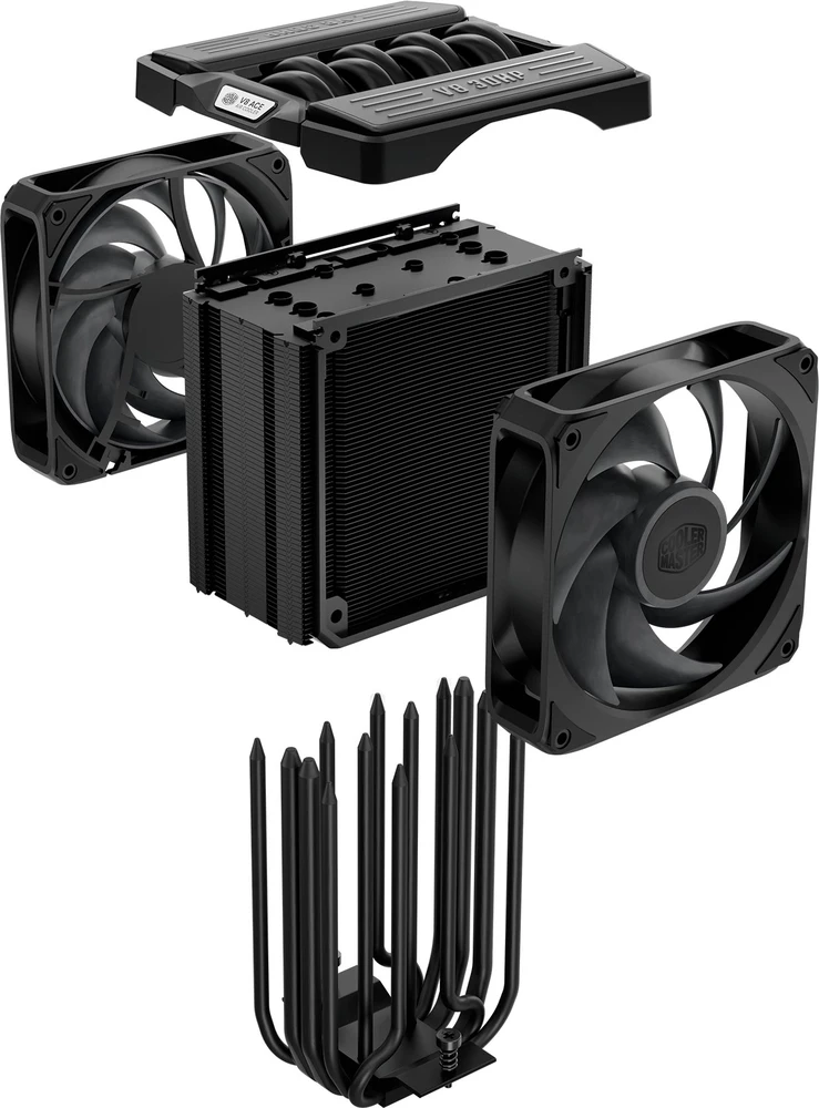 CPU aušintuvas Cooler Master CoolerMaster Chłodzenie V8 Ace 3DHP Juodas AMD (MAM-T6HA-225PK-RB)