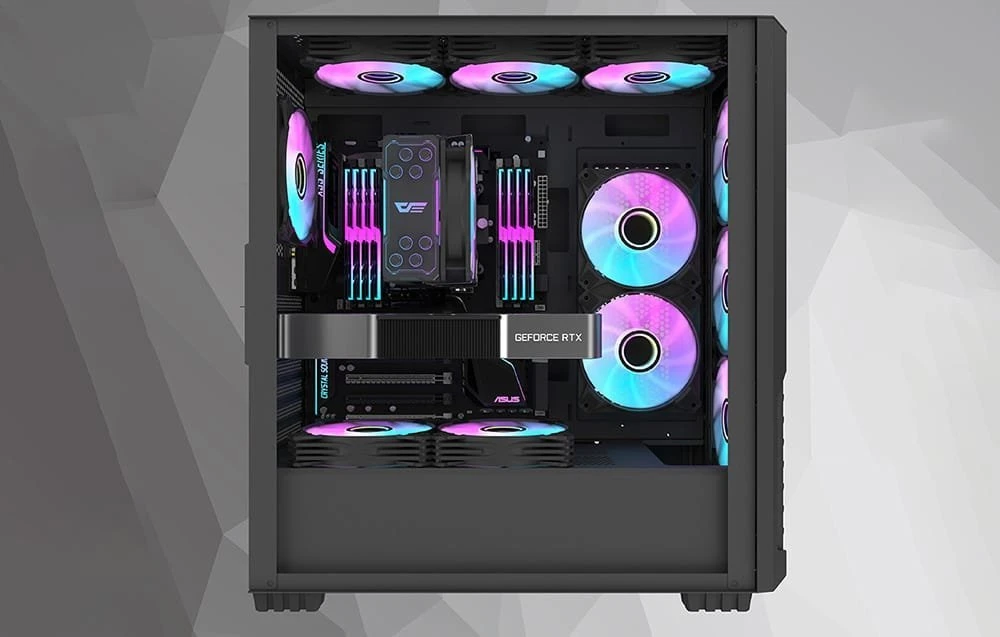 Darkflash kompiuterio radiatorius Z4 PRO MIST Juodas