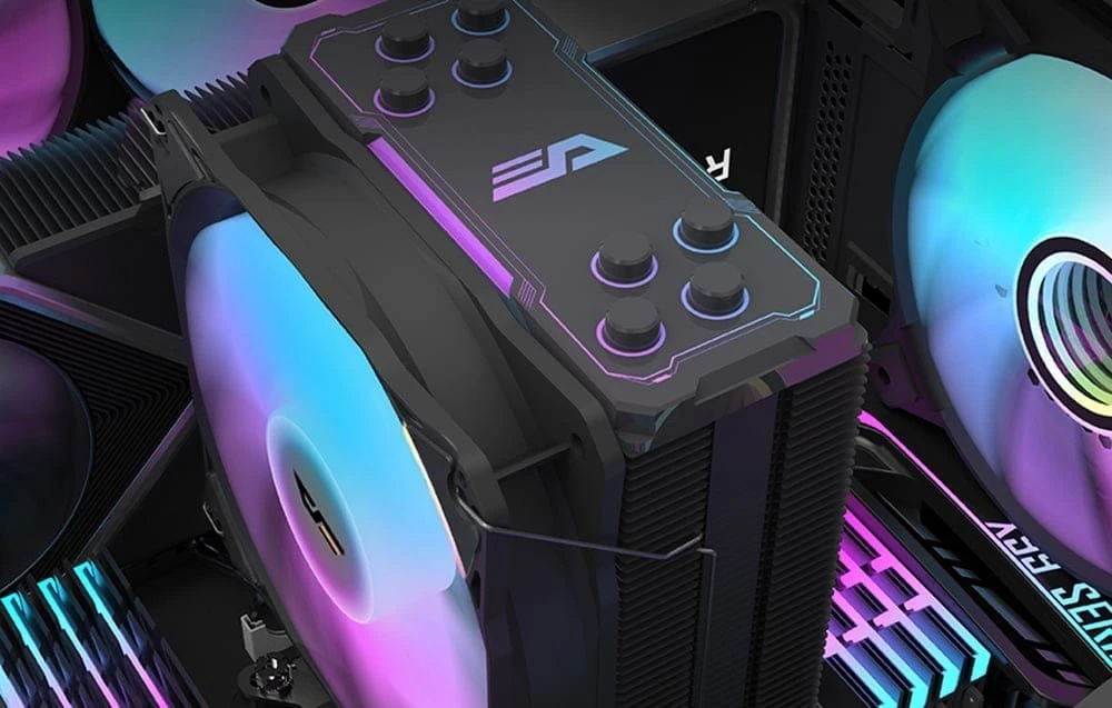 Darkflash kompiuterio radiatorius Z4 PRO MIST Juodas