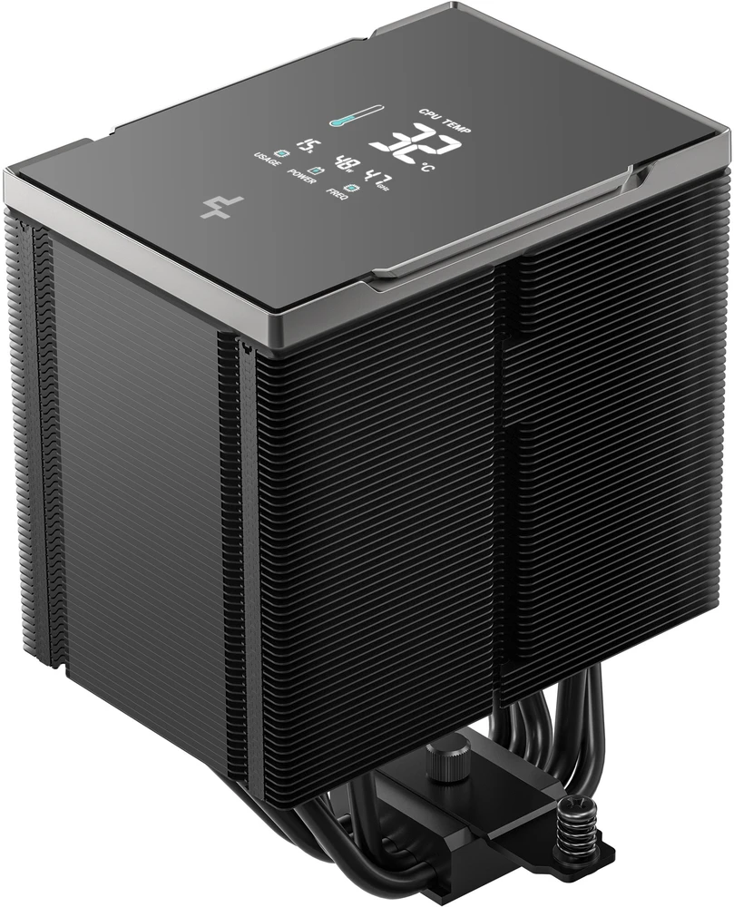 „Deepcool“ procesoriaus oro aušintuvas | AK500 G2 DIGITAL NYX | Juodas | Intel, AMD