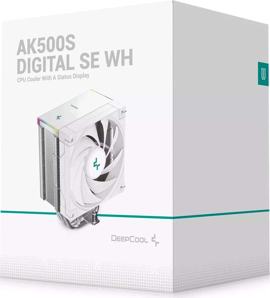 DeepCool AK500S Digital SE WH Processor Oro vėsintuvas 12 cm Baltas 1 pc(s)