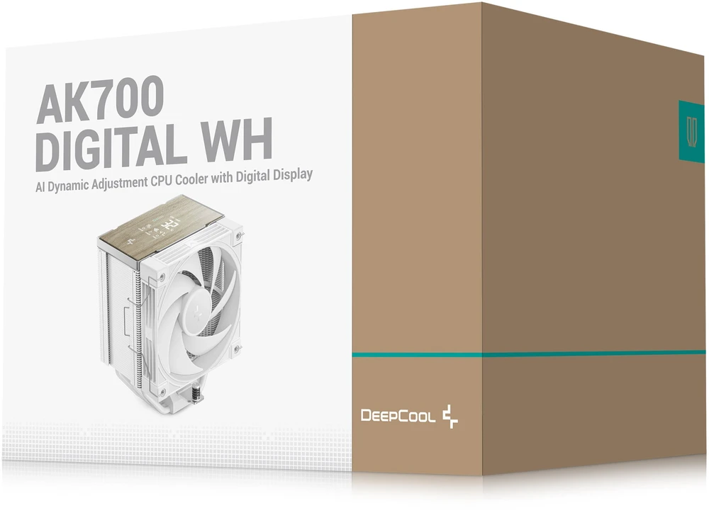 „Deepcool AK700 DIGITAL“ | Oro aušintuvas | Baltos | Intel, AMD