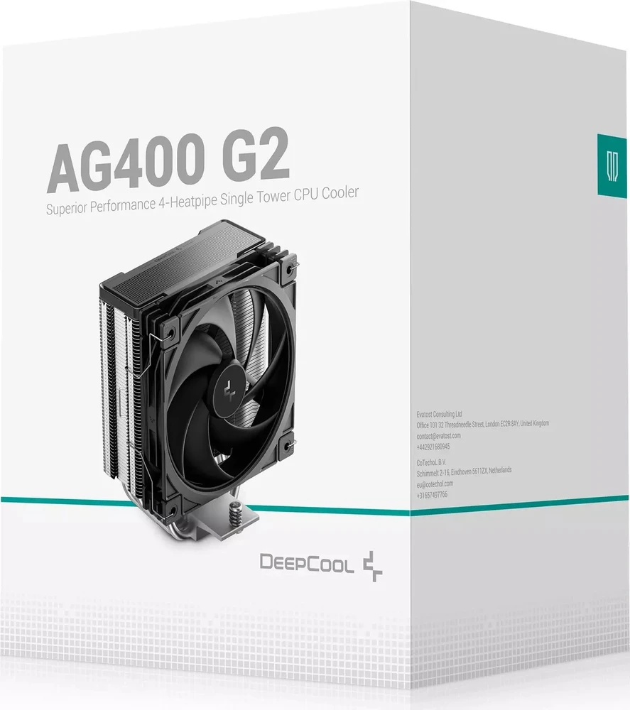 Deepcool CPU Cooler | AG400 G2 | Juodas | Intel, AMD