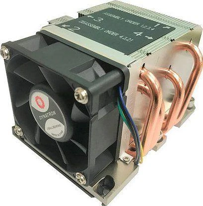 Dynatron B5 procesoriaus aušintuvas iš kampo