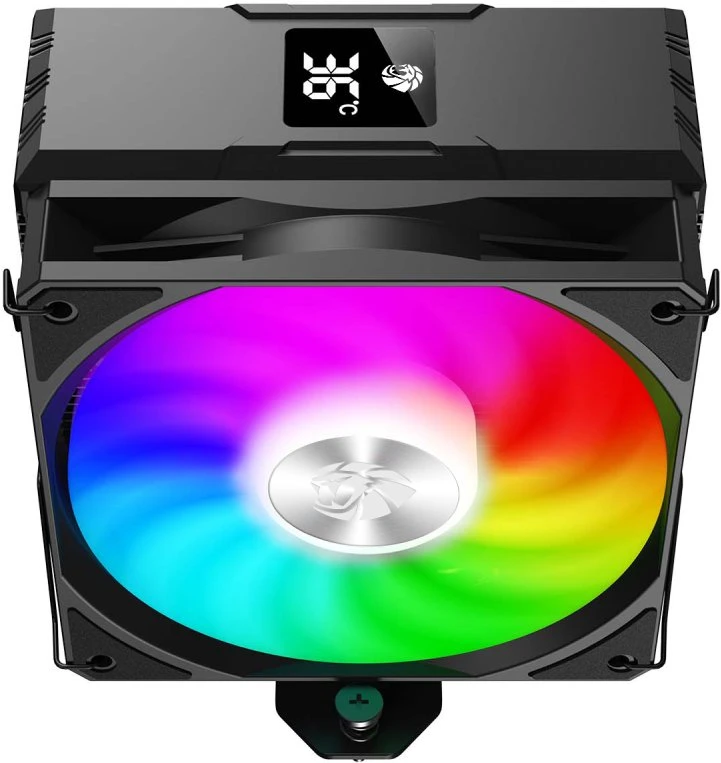 Gamemax CPU Air Cooler | SIGMA 520 DIGITAL BK | Juodas