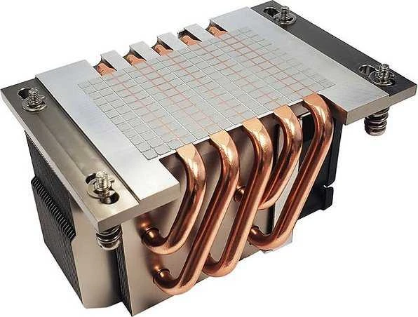 Inter Tech ITT Dynatron A54 Kompiuterio aušinimo sistema Procesorius Orinis aušintuvas 6 cm Juoda, Pilka 1 vnt