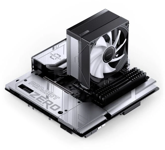 Jonsbo CB40 CPU Cooler, PWM, ARGB – juodas