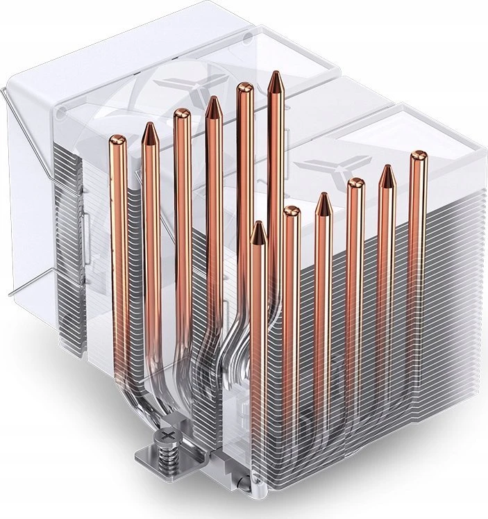 Jonsbo CR-1400 DV2 CPU Kühler – 2 x 92mm, baltos spalvos