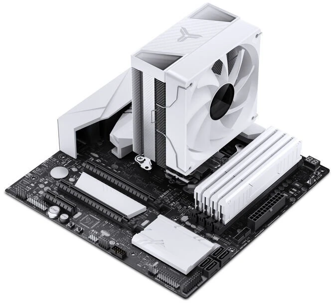 Jonsbo CR-1000 V3 PRO procesoriaus aušintuvas, PWM, ARGB ®, baltas
