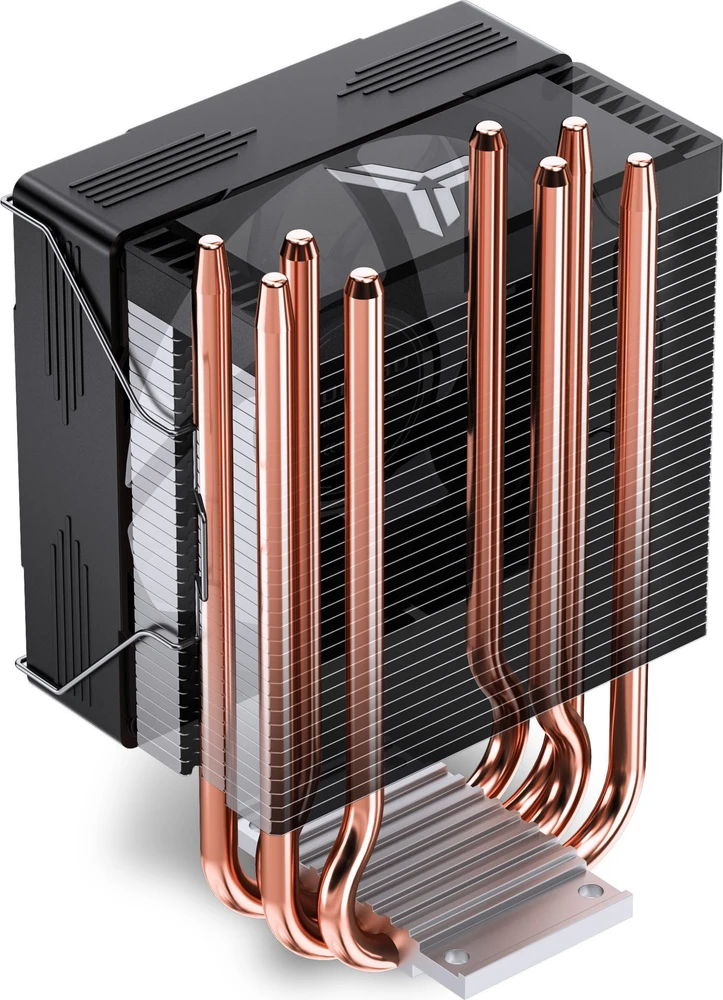 Jonsbo CR-1300 EVO CPU cooler, 90 mm – juodas, RGB