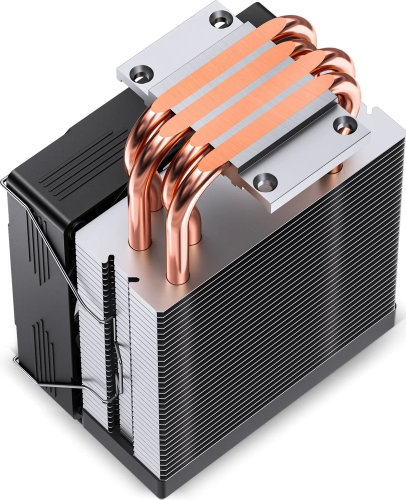Jonsbo CR-1300 EVO CPU cooler, 90 mm – juodas, RGB