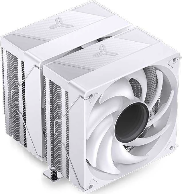 Jonsbo CR-3000 Dual Tower procesoriaus aušintuvas, ARGB – 2 x 120mm, baltos spalvos
