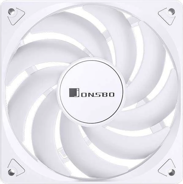 Jonsbo CR-3000 Dual Tower procesoriaus aušintuvas, ARGB – 2 x 120mm, baltos spalvos