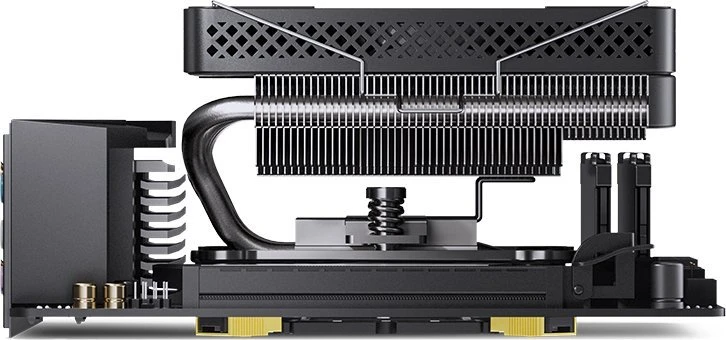 Jonsbo HP600 žemo profilio procesoriaus aušintuvas – 120 mm, juodas