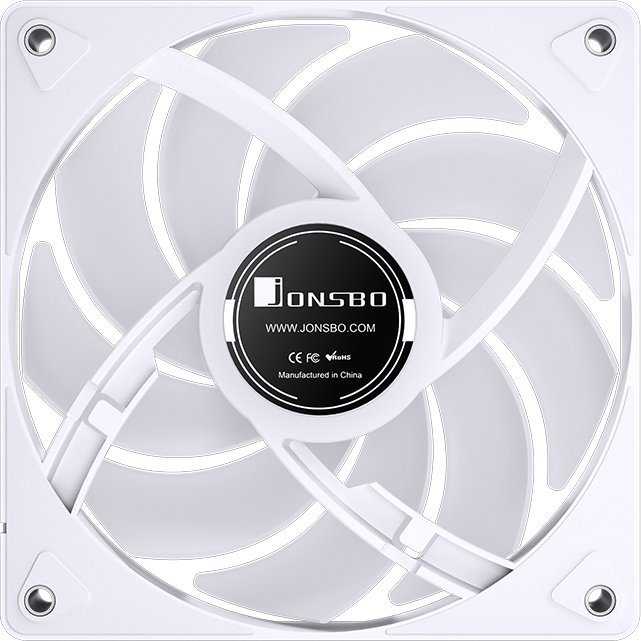 Jonsbo CR-1000 EVO ARGB procesoriaus aušintuvas, 120mm – baltos spalvos