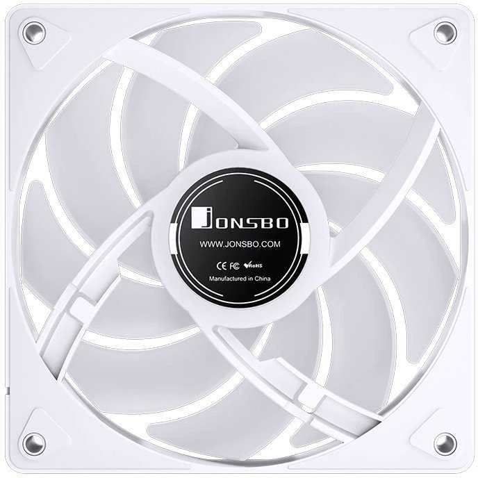 Jonsbo CR-1000 V2 PRO RGB procesoriaus aušintuvas, 120mm – baltos spalvos