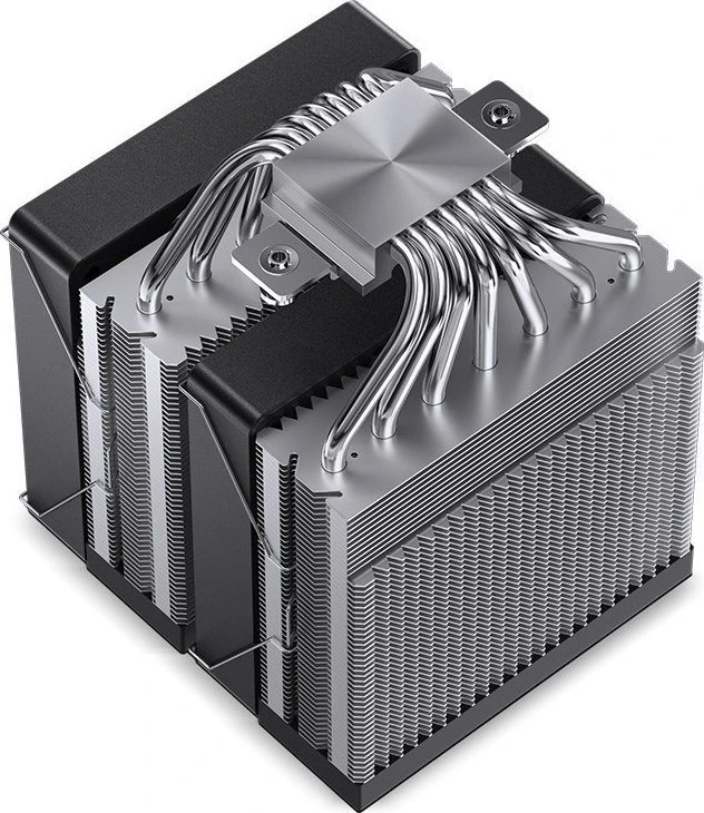 Jonsbo CR-3000 procesoriaus aušintuvas Dual Tower, ARGB – 2x 120 mm, juodos spalvos