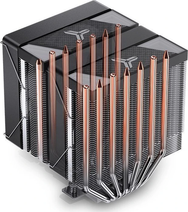 Jonsbo CR-3000 procesoriaus aušintuvas Dual Tower, ARGB – 2x 120 mm, juodos spalvos