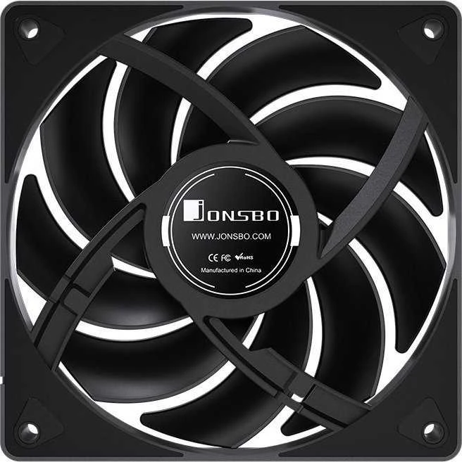 Jonsbo CR-3000 procesoriaus aušintuvas Dual Tower, ARGB – 2x 120 mm, juodos spalvos