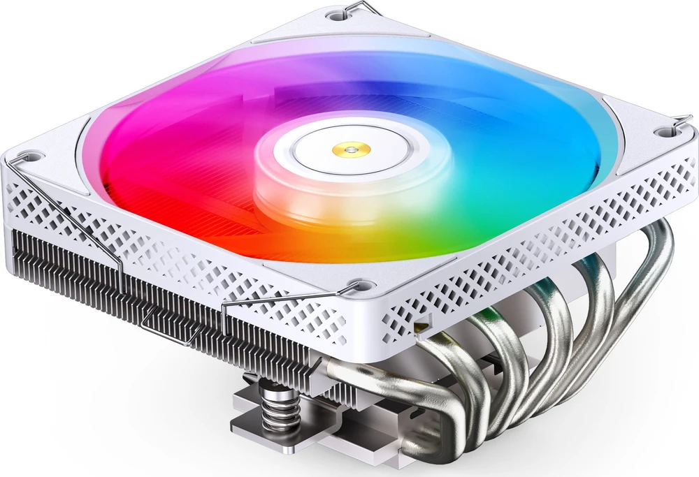 Jonsbo HP600 Low Profile procesoriaus aušintuvas, 120 mm – baltos spalvos, A-RGB