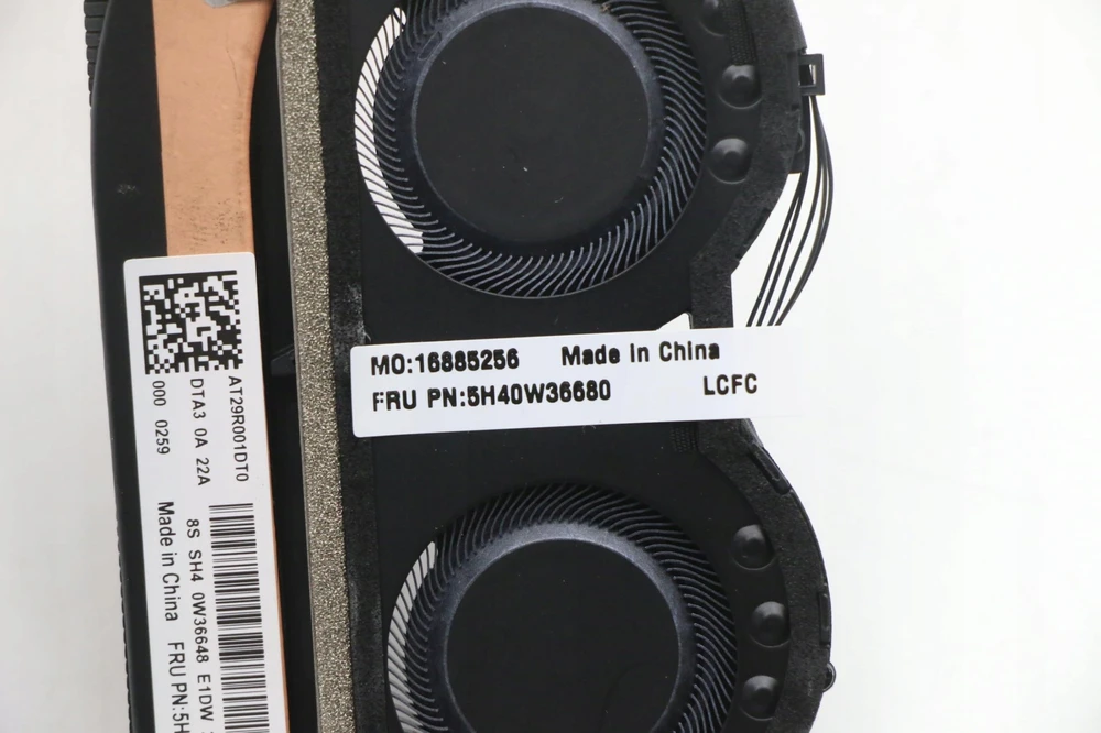 CPU aušintuvas Lenovo CPU radiatorius su ventiliatoriumi, skirtas
