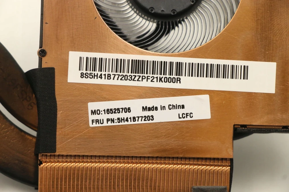 Lenovo N20P heatsink fan module for