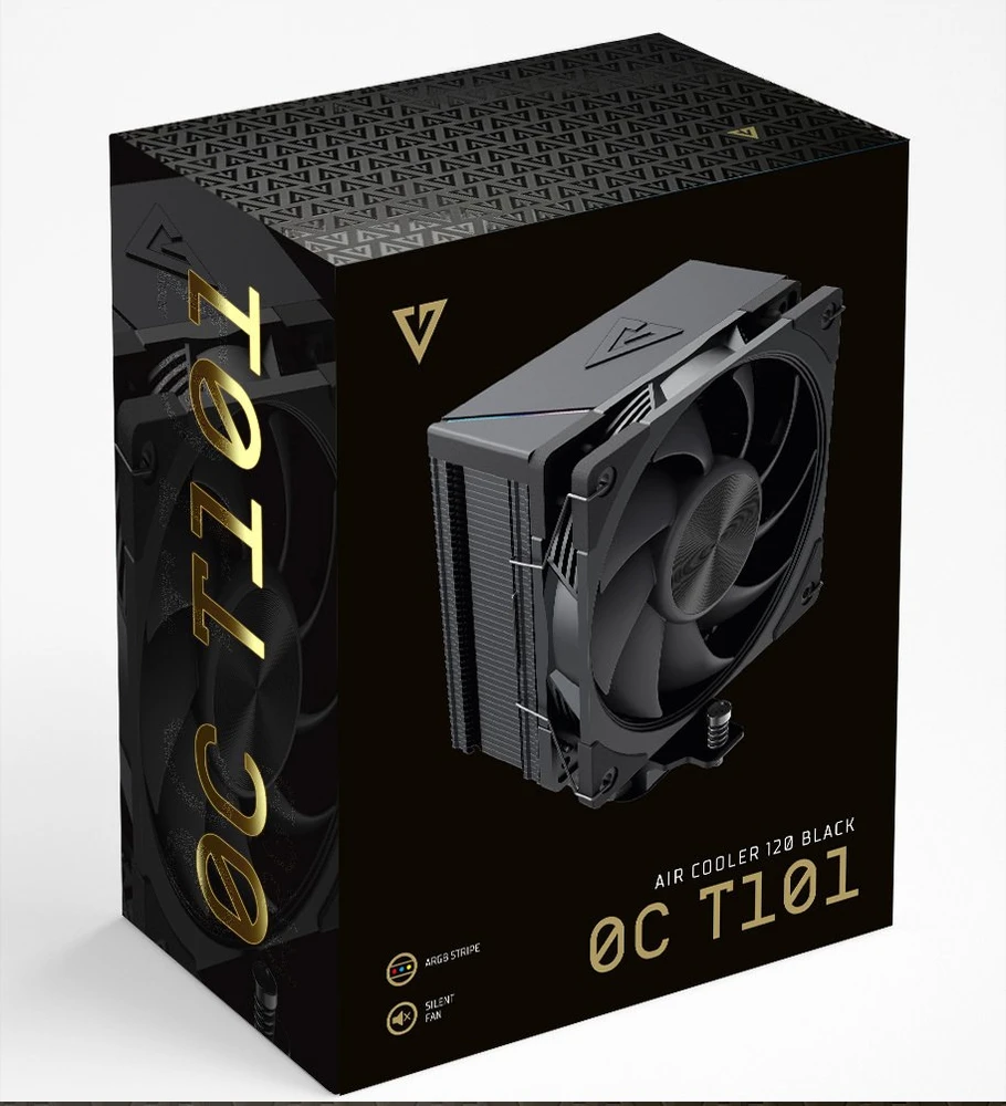 MODECOM Volcano 0C T101 Processor Oro vėsintuvas 12 cm Juodas