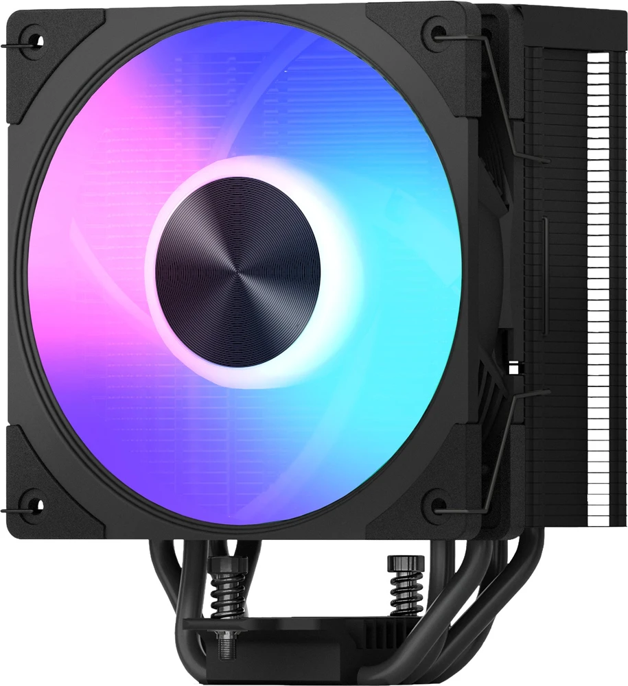 MODECOM Volcano 0C T101 ARGB Processor Oro vėsintuvas 12 cm Juodas