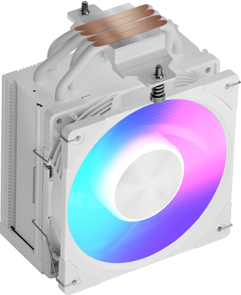 MODECOM Volcano 0C T201 ARGB Processor Oro vėsintuvas 12 cm Baltas
