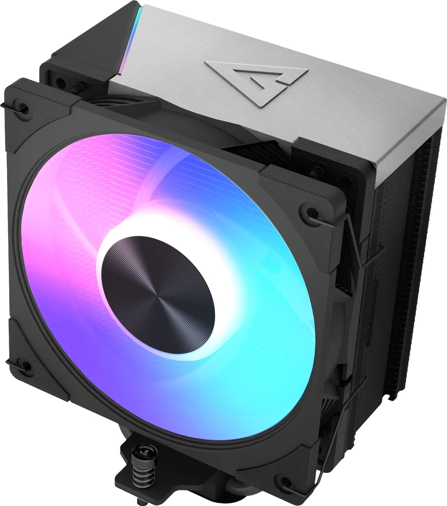 MODECOM Volcano 0C T701 ARGB Processor Oro vėsintuvas 12 cm Juodas