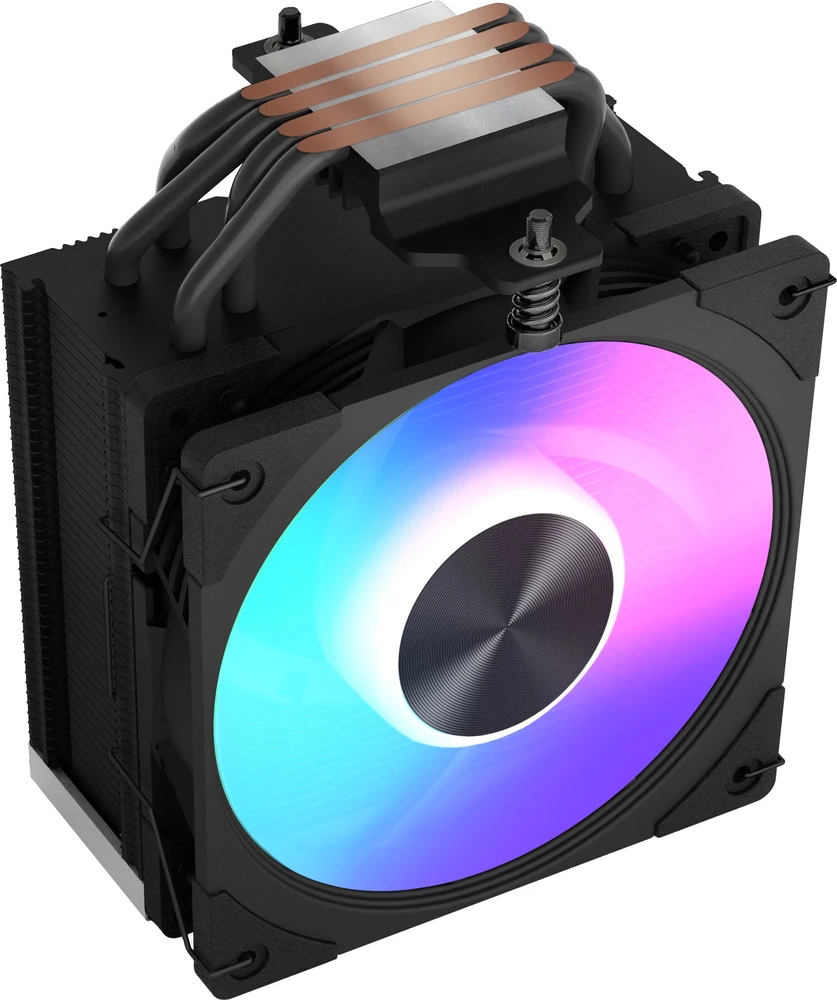 MODECOM Volcano 0C T701 ARGB Processor Oro vėsintuvas 12 cm Juodas