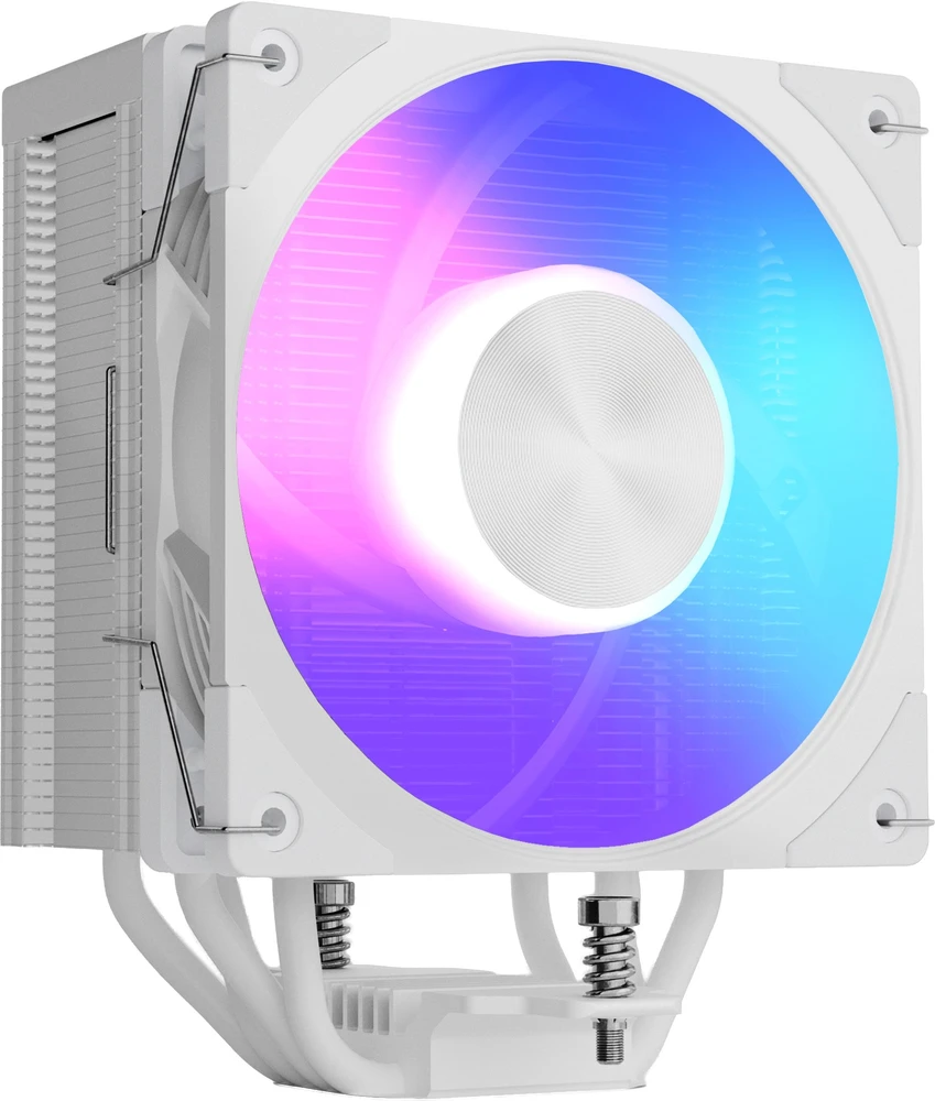 MODECOM Volcano 0C T721 ARGB Processor Oro vėsintuvas 12 cm Baltas