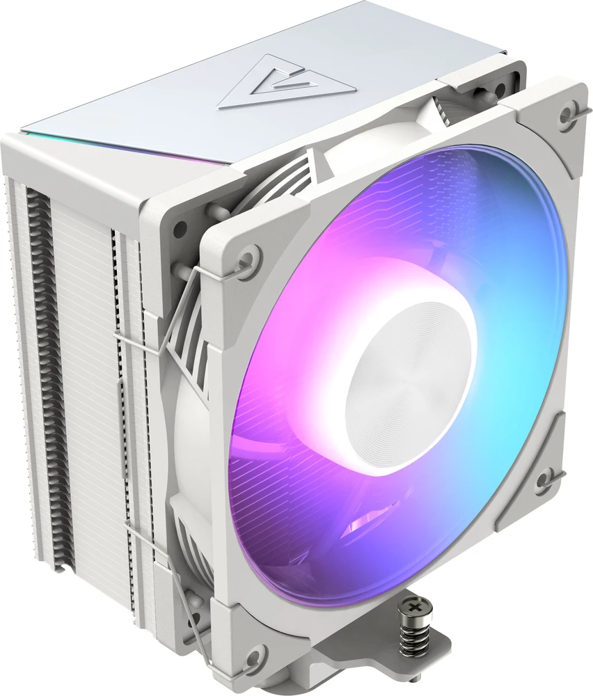 MODECOM Volcano 0C T721 ARGB Processor Oro vėsintuvas 12 cm Baltas