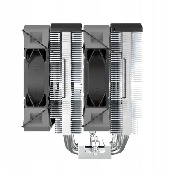 „Montech NX600“ procesoriaus aušintuvas, dvigubas bokštas – 2x 120 mm, juodas