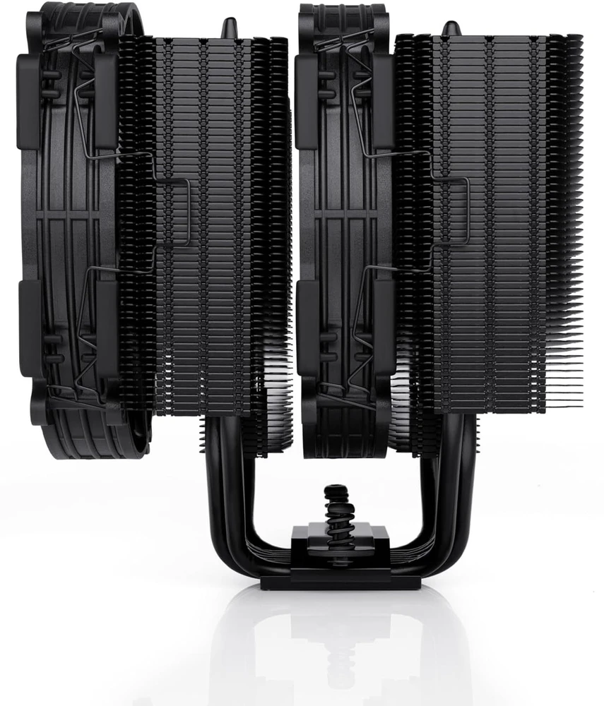 Noctua NH-D15 G2 chromax.juodas CPU cooler, dual-tower, PWM – juodas, 140mm