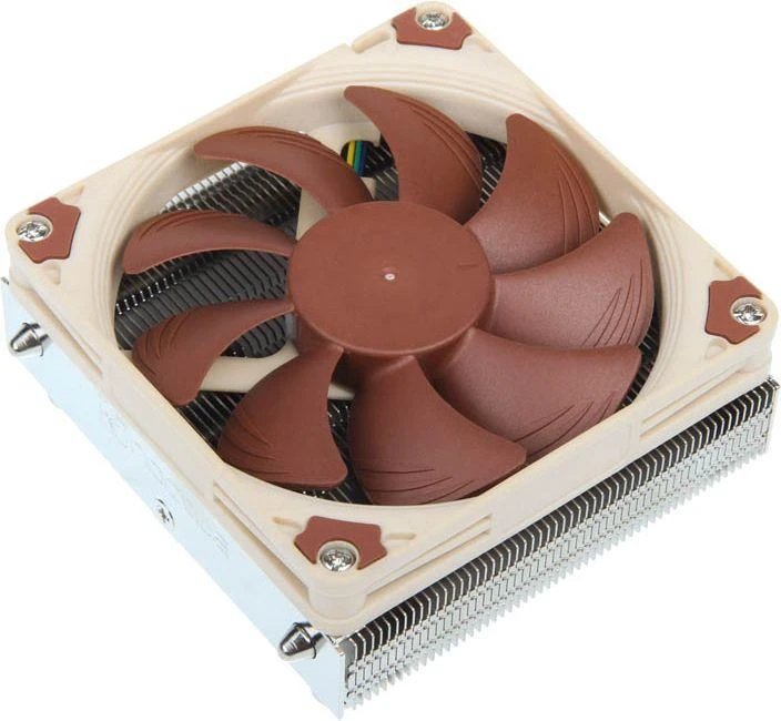 Noctua NH-L9i aušintuvas su rudu ventiliatoriumi